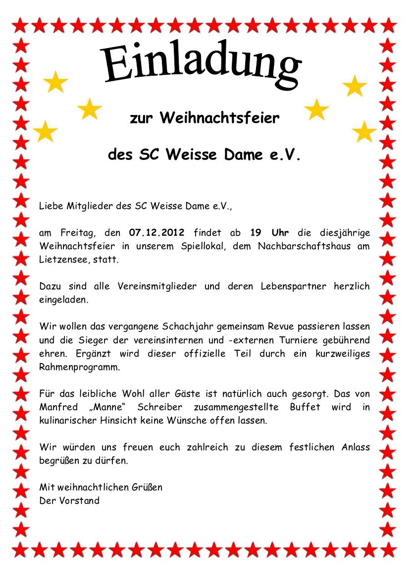 Schachclub Weisse Dame E V